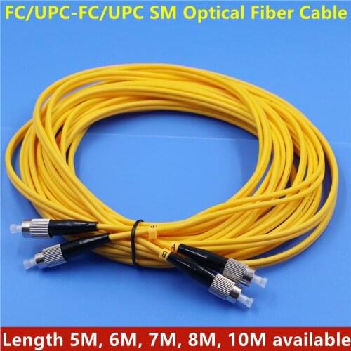 Inkjet Printer FC/UPC-FC/UPC SM Optical Fiber Cable for Myjet Infinity Galaxy Solvent Printer Optical fiber data Cable 2 cores