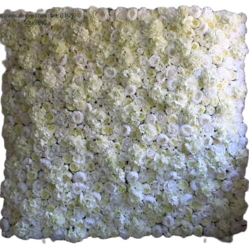 TONGFENG Artificial silk hydrangea rose peony 3D flower wall wedding backdrop decoration flower runner wedding 10pcs/lot