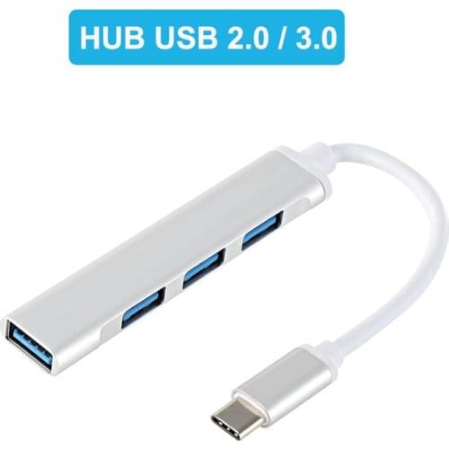 USB C HUB 3.0 3.1 Type C 4 Port Multi Splitter Adapter OTG For Xiaomi Lenovo Macbook Pro Air PC Computer Notebook Accessories