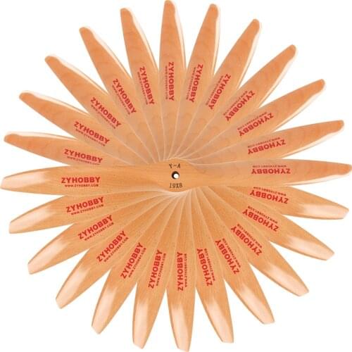 Flightmodel 24x8 Wooden Propeller CW CCW Beechwood Pusher Tractor For Fixed Wing RC Airplane