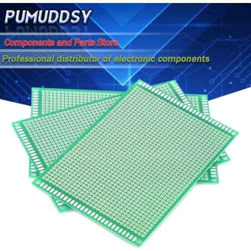 2PCS Double Side Prototype PCB 8*12cm diy Universal Printed Circuit Board 8*12