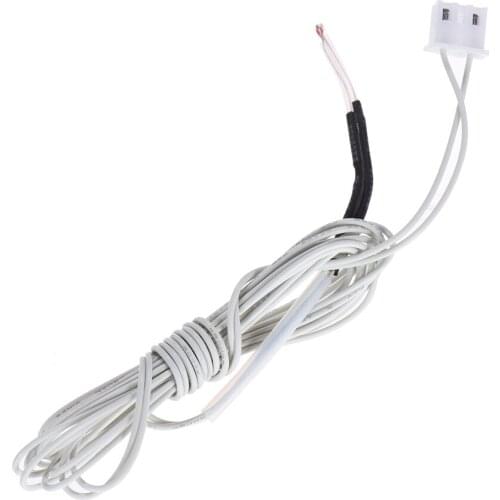 3pcs Anet 1.1m NTC 3950 thermistor 100k cable Temperature Sensor for a6 a8 e12 3D Printer hotend Extruder hotbed Thermistor part