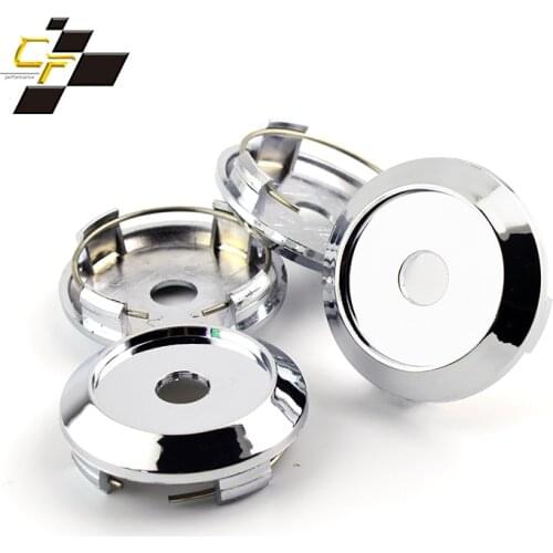 4pcs 64mm 60mm Pure Base Black Silver Car Wheel Center Cover Rims Without Emblem Auto Tuning Universal Hub Caps For Alloy Wheels