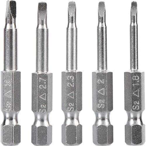 5pcs Electric screwdriver head Triangular Screw Bits Hand Tool Set Magnetic Screwdriver Bit Anti Slip Triangle Screw Head