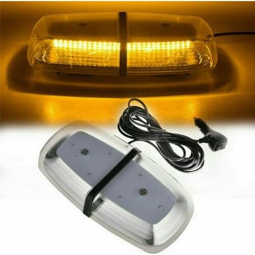 72LED Car Emergency Light 12v Stroboscope Orange Flashing Light Strobe Lights 24V Truck Warning Light Stroboscopes For Auto