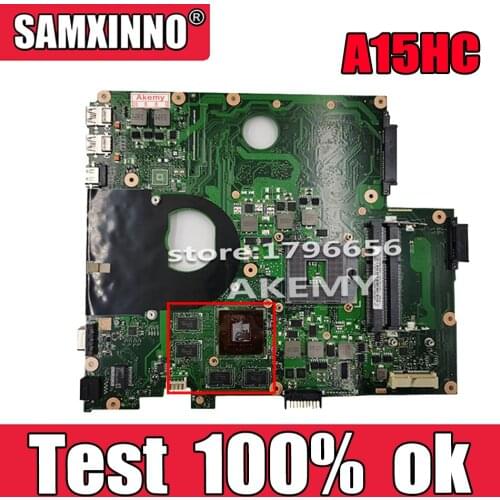 A15HC Laptop Motherboard For Asus A15HC REV:2.0/REV:2.1 Mainboard 100% Test Ok