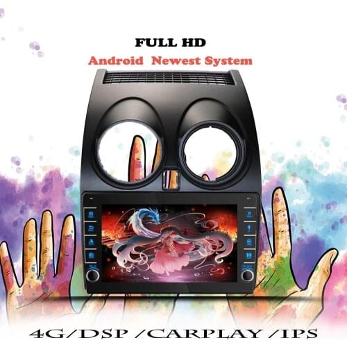 2 Din Car radio Multimedia Player Android 10 For Nissan Qashqai 1 J10 2006 2007 2008 2009 2010-2013 Navigation GPS DVD Head Unit