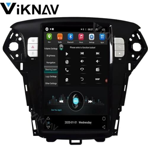 Android Tesla style car GPS navigation For FORD mondeo fusion mk4 2011 2012 2013 dvd multimedia player stereo