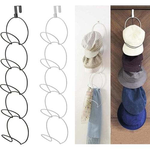 Baseball Rack Hat Holder Rack Home Organizer Storage Door Closet Hanger Holder Rack Foldable