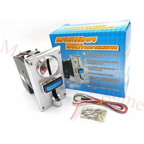 CH-926 Multi Coin Acceptor 6 Coins Vending machine/Arcade game machine Programmable CPU Coin Selector intelligent Coin Validator