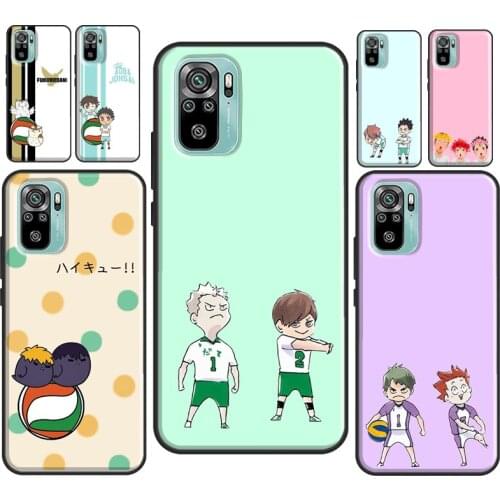 Anime Haikyuu Karasuno For Xiaomi Redmi Note 9 Pro 8 8T 9S Note 10 Pro Cover For Redmi 9C 9A 9T K40 Phone Case
