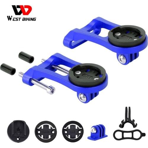 WEST BIKING Bike Computer Mount Holder Out Front Bicycle Mount For Headlight Computer Camera Accessories Cycling Extension Mount