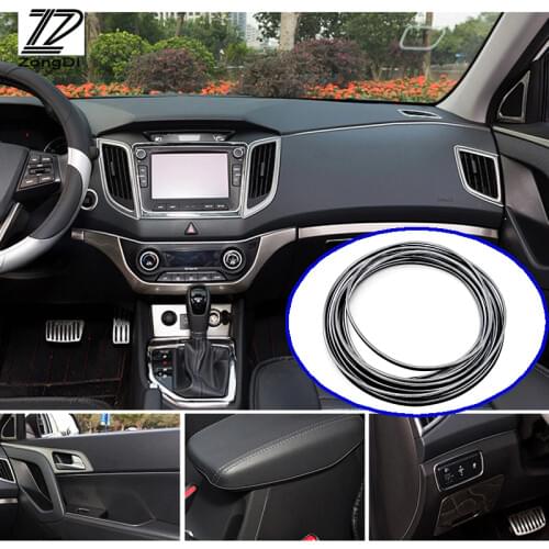 5m Car Interior Sticker Decoration Strip For hyundai ix35 ix25 Subaru Jetta Chevrolet Cruze Aveo Kia Rio Sportage Tiguan 2017