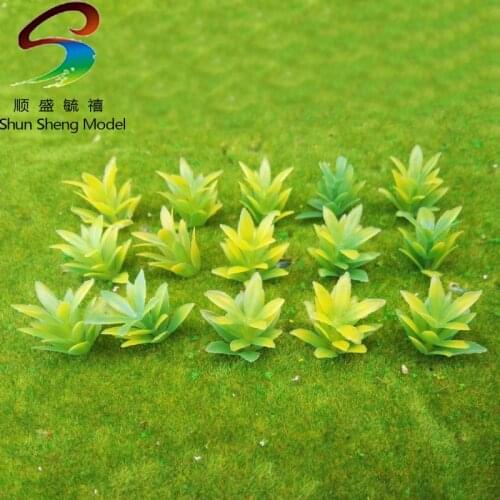HA03 Architectural Model Flower Model Kits 100pcs Yellow Color