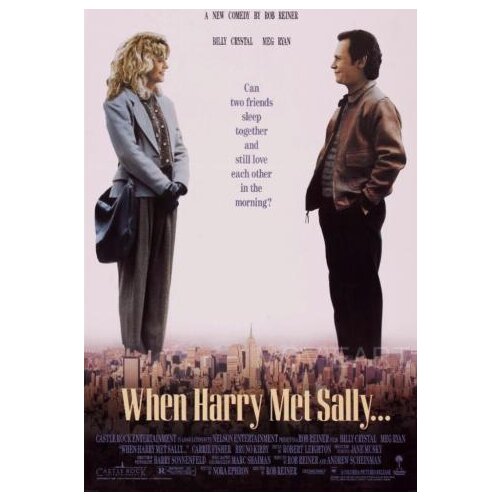 WHEN HARRY MET SALLY MOVIE Art Film Print Silk Poster Home Wall Decor 24x36inch