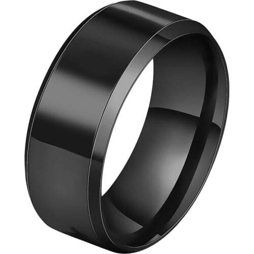 Fashion jewelry elegant temperament men and women Roman numerals lucky titanium steel ring