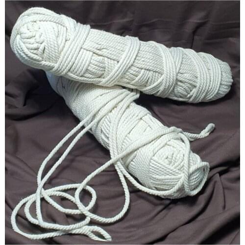 Makrome Cotton Twisted Swing Hammock-Hobby Rope-1 Bond (1,2 kg) 5 mm