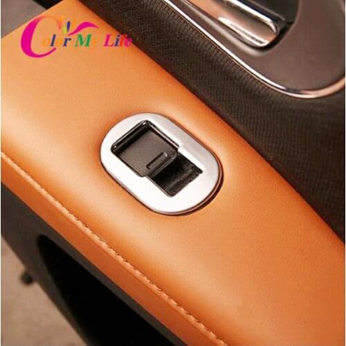 Car Interior Window Lifter Panel Cover Trim Sticker Case Fit for Honda HRV HR-V VezeL 2014 - 2019