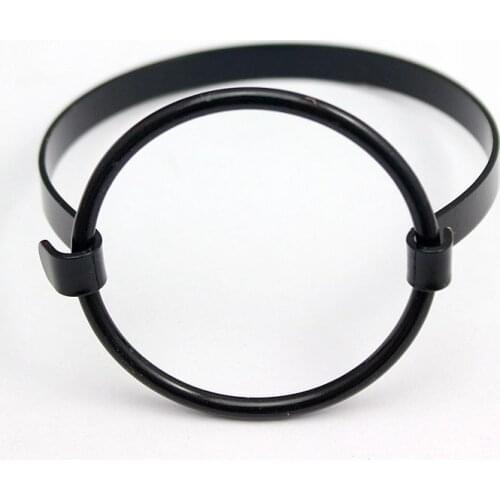 The new 2019 exaggerated fashion show smooth round O glyph ladies fashion bracelets bracelets