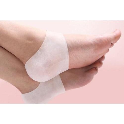 Wholesale 200pcs/lot(100 pairs) Delicate Silicone Moisturizing Gel Heel Socks Like Cracked Foot Skin Protector