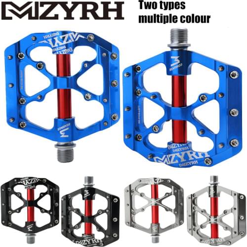MZYRH 3 Bearing Ultra-light Aluminum Alloy Mountain Bike Pedal Carbon Fiber Take Over Bearing Pedal Bicycle Riding Parts
