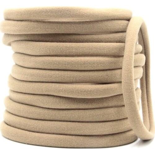 100pcs/lot 13 Color U Pick Newborn Skinny Stretchy Nylon Headband Soft Solid Elastic Head Wrap for Children Diy Hair Accessories