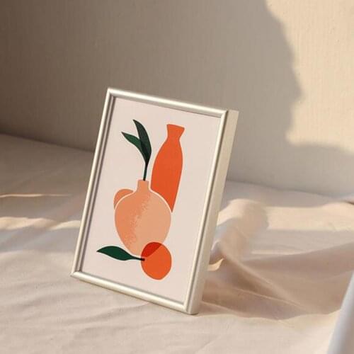 Modern Creative Metal Photo Frame Desktop Ornaments Picture Frame 6inch 7inch 8inch Photo Holder Home Decor