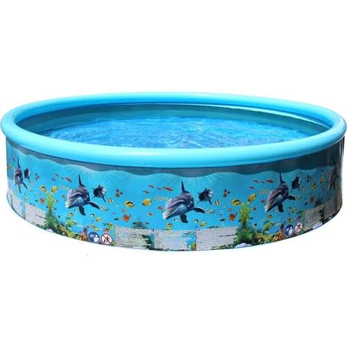 Family Inflatable Swimming Pool Inflatable Adult Pool Thickened Childrens Play Pool Folding Fish Pools Family Outdoor Bath Tub