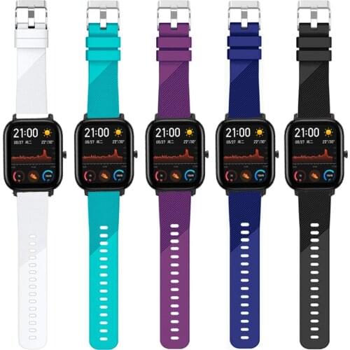 Silicone Bracelet Strap for Amazfit GTS Bracelet pulseira for Xiaomi Huami Amazfit GTS Replacement Strap Smart Watch Accessories