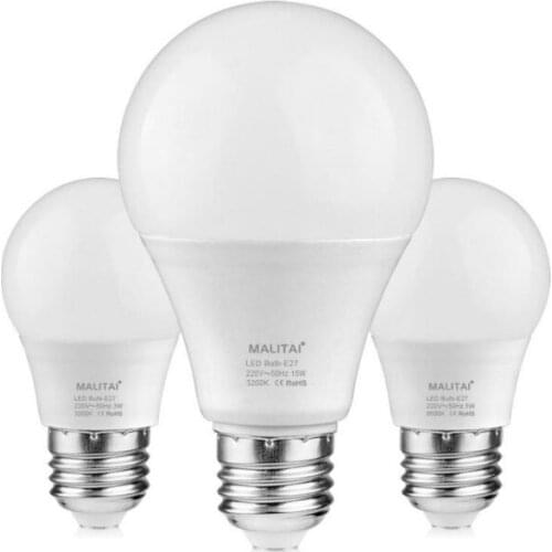 15W 12W 9W 7W 5W LED Bulbs Lamps 220V E27 Light Bulbs Smart IC Lampada Saving Energy Lamp Whie Warm White Home Lightings Indoor