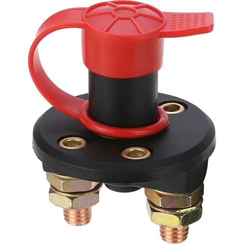 Universal Automobile Car Truck Boat Battery Isolator Disconnect Cut Off Power Kill Switch Waterproof 12V/24V 300A Switch for Car