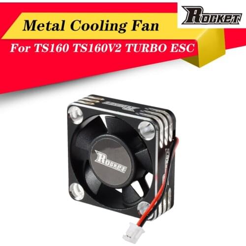 Rocket Cooling Fan 30x30mm 28000RPM/5-8V ESC Heat Dissipation ZH1.5*2P Connector for 1/8 1/10 RC Car TS160 TS160V2 TURBO ESC