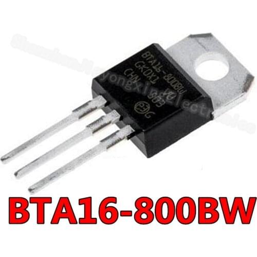 10pcs/lot New BTA12-600B BTA12-800B BTA16-600B BTA16-800B BTA20-600B BTA24-600B BTA24-800B LM317T IRF3205 Transistor BTA16-800BW