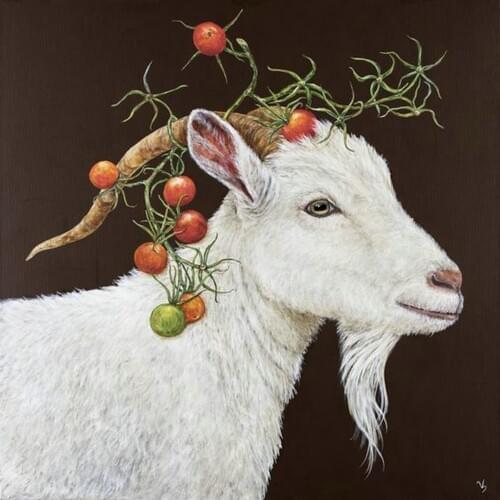5D Animal Diamond Painting goat&fruit Full square/round Mosaic 3d DIY Diamond Embroidery Cross Stitch home decor christmas gift