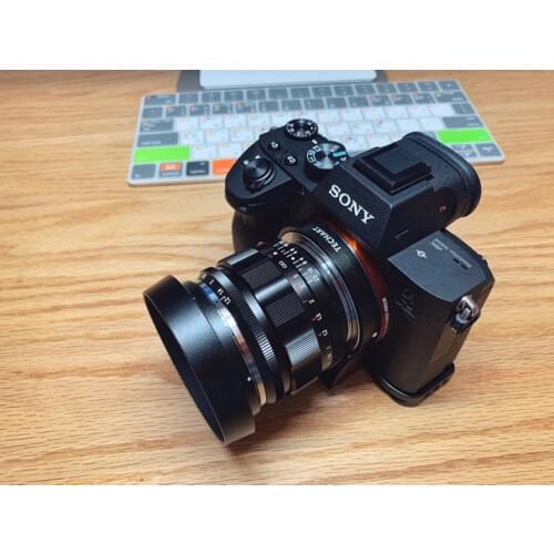 Bayonet Metal Round Lens Hood for Voigtlander Nokton 35mm f1.2 III 50mm/f1.2 40/1.2 VM Leica M-Mount replace LH-8
