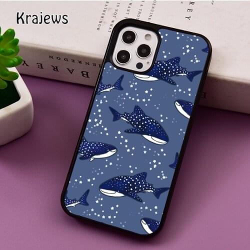 Shark Ocean Fish phone Case For iPhone 5 SE 2020 6S 7 8 Plus 12 mini 11 Pro X XR XS Max Samsung S8 S9 S10 coque Cover