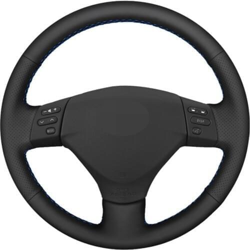 Car Steering Wheel Cover DIY Black Artificial Leather For Lexus RX330 RX400h RX400 2004-2007 Toyota Corolla Verso Camry