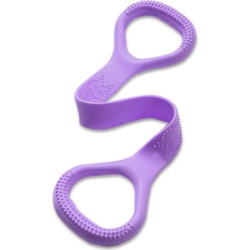 Figure 8 Fitness Resistance Band, Arm Back Training Elastic Ropes - Pure Barre WorkoutArm and Shoulder Stretch Band