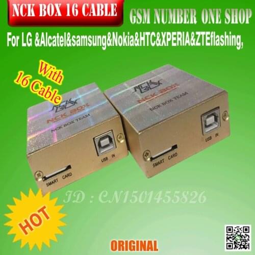 Gsmjustoncct 2017 the newest Version Nck Box With 16 cables free shipping