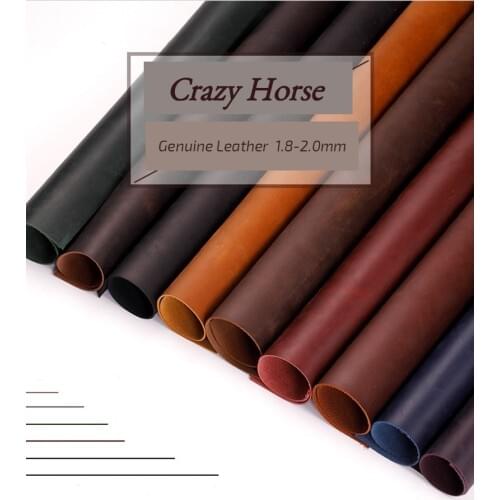 Crazy Horse Leather Materials Cow Skin Genuine Leather Pieces First Layer Cowhide Leathercraft Vintage DIY wallet handbag shoes