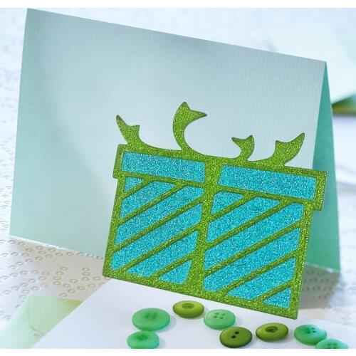 Gift Box Christmas Snowflake Metal Cutting Dies For DIY Scrapbooking Photo Album Embossing Paper Cards Making Decorations