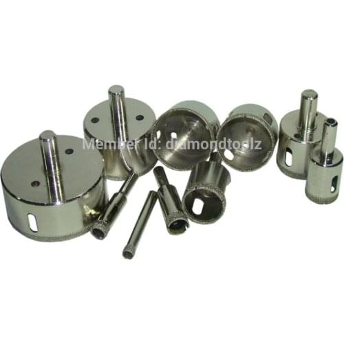 Talentool hot sale 10pcs/set 8-10-14-20-25-32-35-40-45-50 diamond coated drill bit set