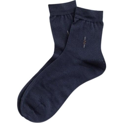 3pairs/Lot Silk Socks Mens Skin-Friendly Real Silk Mens Business Crew Socks Ankle Seamless Toe Breathable