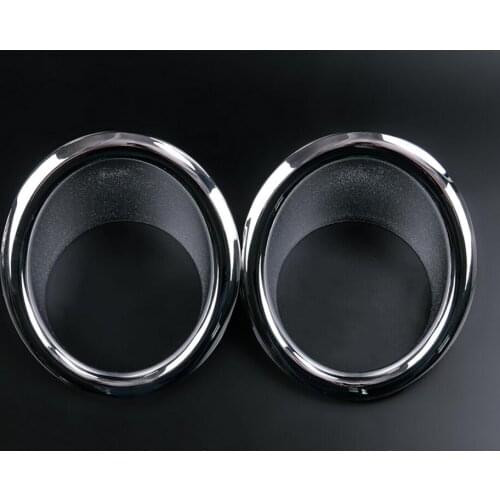 New Chrome Front Fog Light Foglamps Cover Trim 2pcs For Ford Explorer 2011 2012 2013 2014