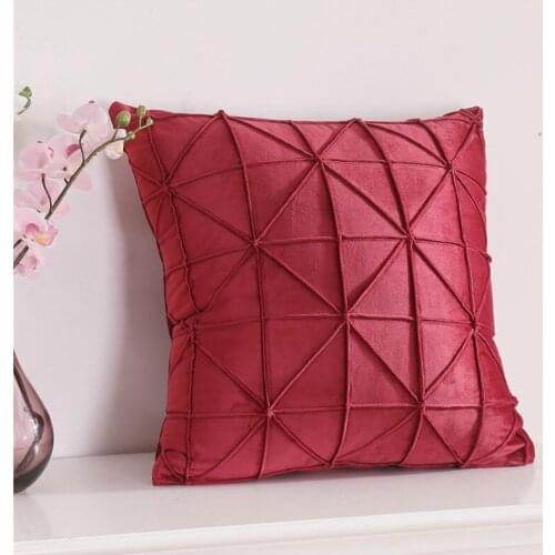 New Luxury Stylish Soft Velvet Cushioncase Home Decorative Sofa Throw Outdoor Garden Cushions Office Lounger Pillowcover 45/55cm