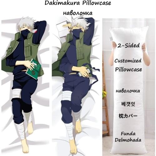 Kakashi Pillow Cosplay Dakimakura Japan Anime Body Pillowcase Hugging Body Pillow Otaku Pilow Waifu Backrest Bed Pillow Cover