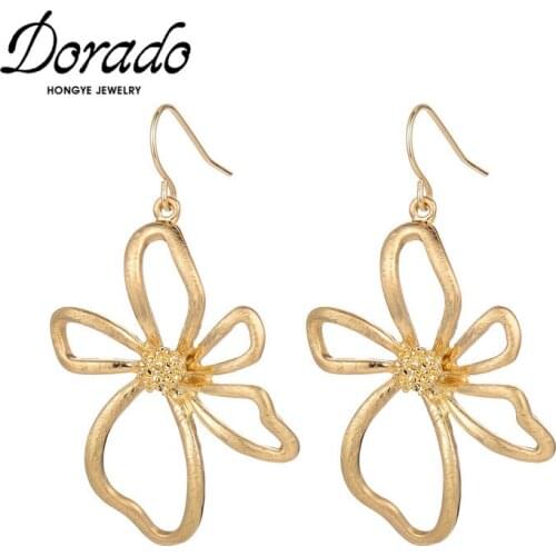 Dorado Flower Drop Earrings for Women New Punk Elegant Attractive Dangle Earring Party Engagement Gifts Hot Sale 2020 New