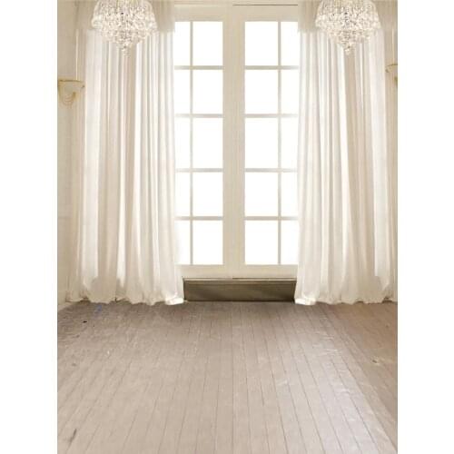 Wedding dress photo backgrounds vinyl art French window photography backdrops for photographer studio props photophone S-1952