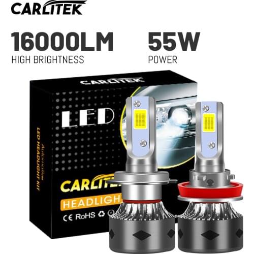 Led H7 Anti Error Lamp 12V H4 H1 H11 Car Headlamp H8 H9 Hb3 Hb4 9005 9006 Low Beam Ice Bulbs For Auto Canbus Error Free Carlitek