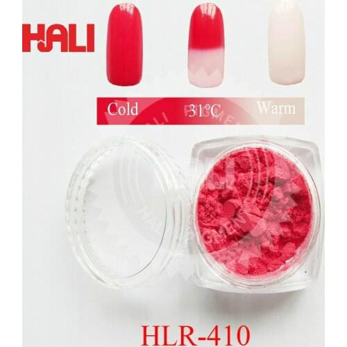 Thermochromic pigment,item:HLR-410,color:red,activate temperature:31centigrade,1lot=10gram,free shipping
